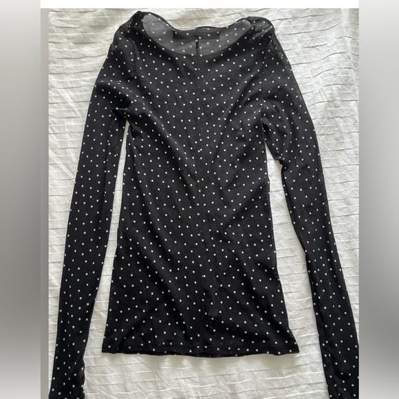 Enza Costa Sheer Mesh Top. - Picture 2 of 3